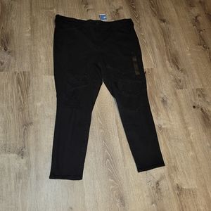 American eagle  outfitters distressed  plus Size  high rise jeggings
